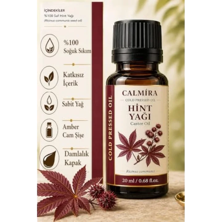 Hint Yağı Soğuk Sıkım%100 Saf - Castor Oil (Ricinus Communis)