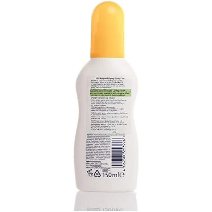 Hipp Babysanft Sprey Güneş Kremi 150 ml.