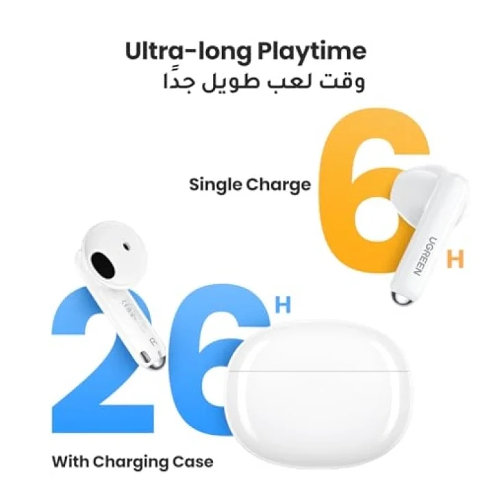 HiTune H5 True Kablosuz Kulak İçi Kulaklık, Beyaz