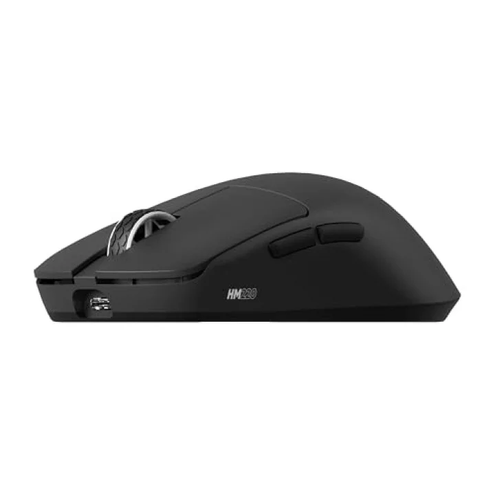 HM220 1K Hz 12000 DPI Tri-Mode Kablosuz/Bluetooth Gaming Mouse (Siyah)