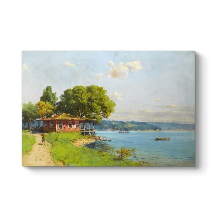 Hoca Ali Rıza - İstanbul Tablosu 45 x 30