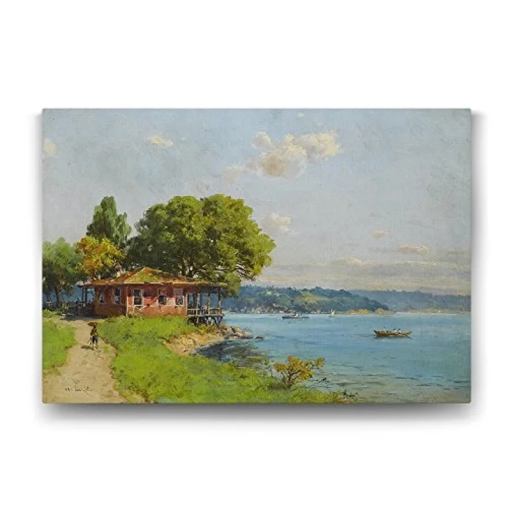 Hoca Ali Rıza - İstanbul Tablosu - 60x40cm