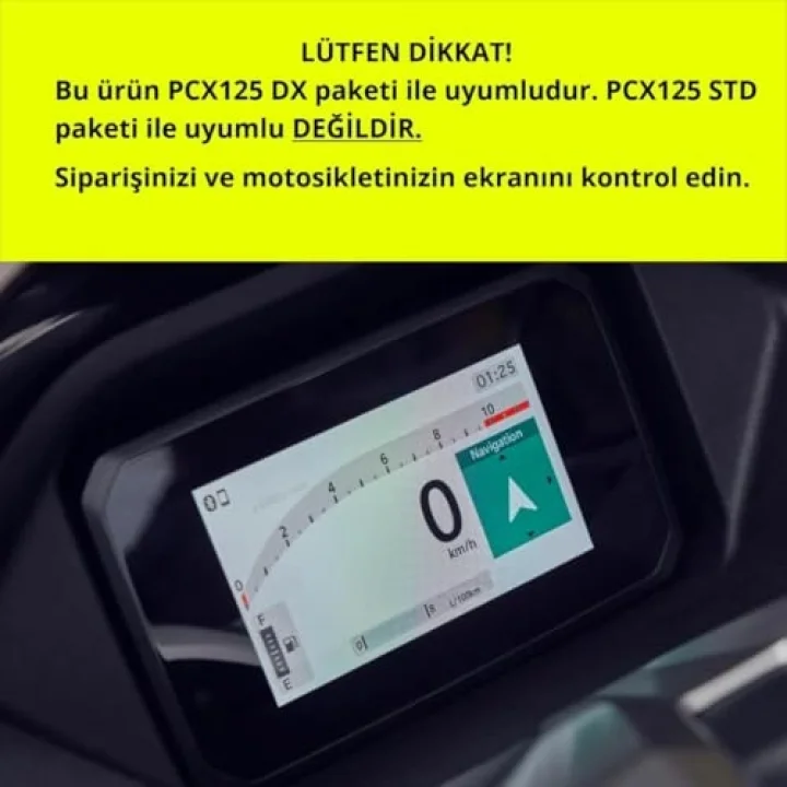 Honda PCX125 Dx Ekran Koruyucu 5 İnç Tft Gösterge Ekran