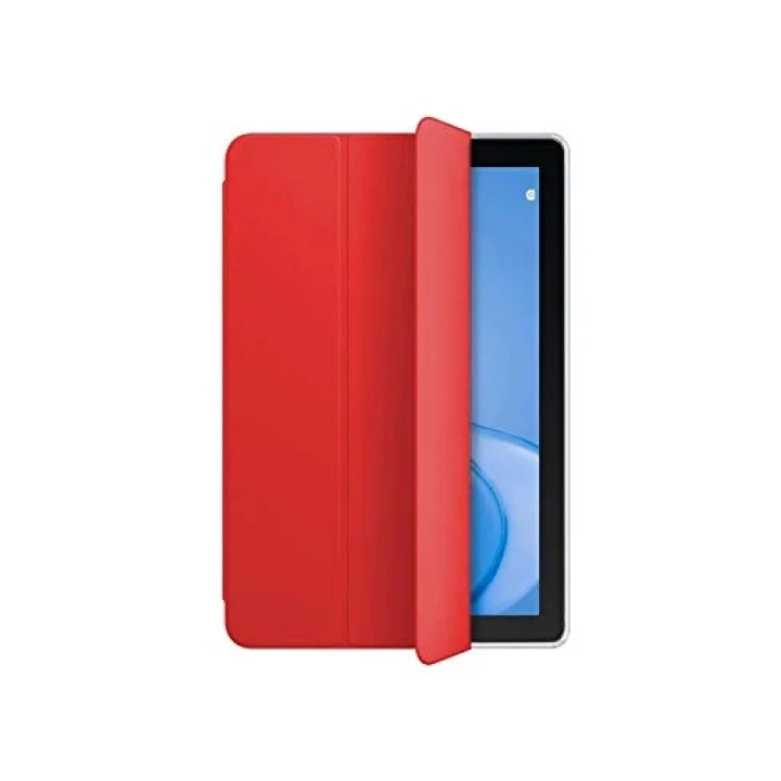 Honor ile uyumlu Pad X8 Smart Cover Standlı 1-1 Kılıf Kırmızı