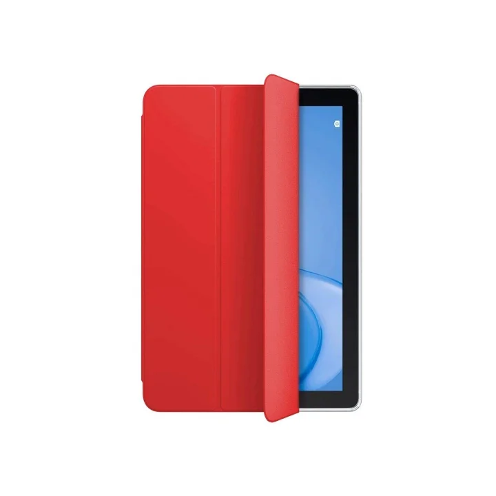 Honor ile uyumlu Pad X8 Smart Cover Standlı 1-1 Kılıf Kırmızı