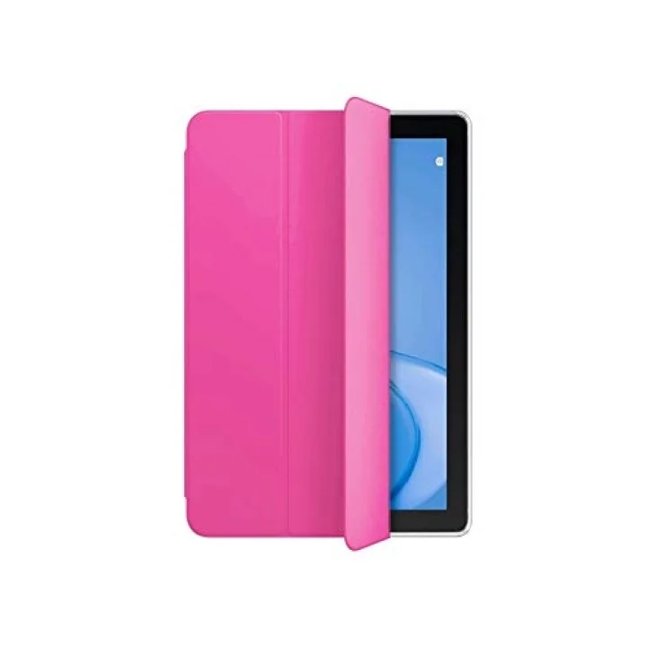 Honor ile uyumlu Pad X8 Smart Cover Standlı 1-1 Kılıf Pembe