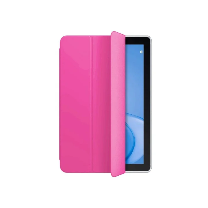 Honor ile uyumlu Pad X8 Smart Cover Standlı 1-1 Kılıf Pembe