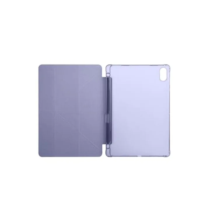 Honor ile uyumlu Pad X8A Kılıf Tri Folding Kalem Bölmeli Standlı Kılıf - Mor