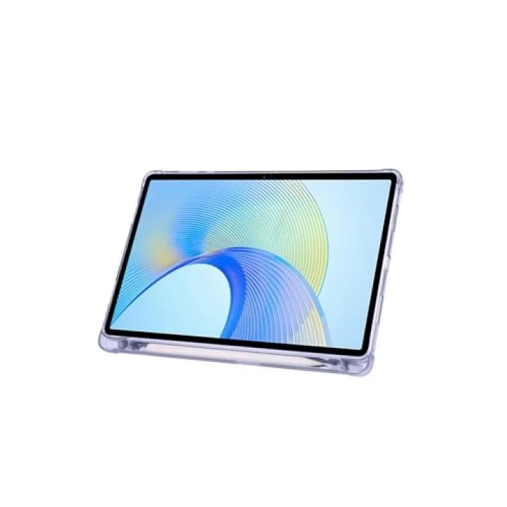 Honor ile uyumlu Pad X8A Kılıf Tri Folding Kalem Bölmeli Standlı Kılıf - Mor