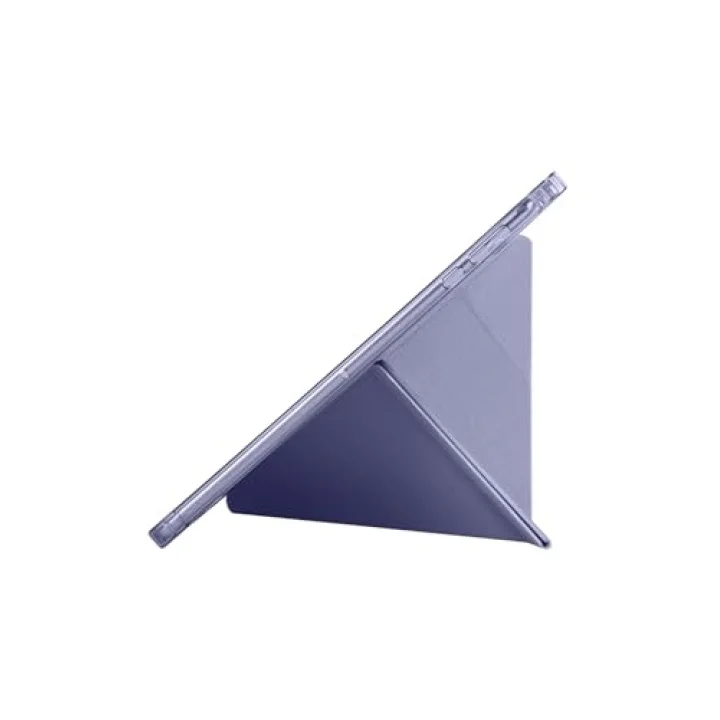 Honor ile uyumlu Pad X8A Kılıf Tri Folding Kalem Bölmeli Standlı Kılıf - Mor