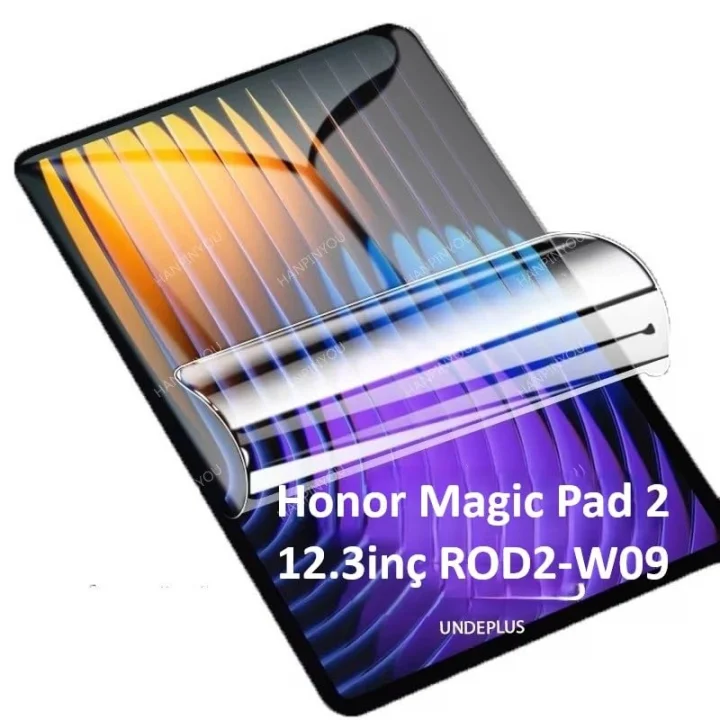 Honor Magic Pad 2 12.3inç ROD2-W09 ile uyumlu Tablet Nano Ekran Koruyucu Renksiz