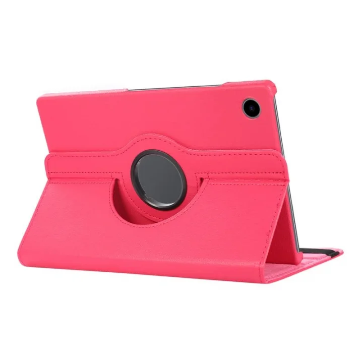 Honor Pad X8 10.1 inç ile uyumlu Kılıf 360 Dönebilen Standlı Case Mor