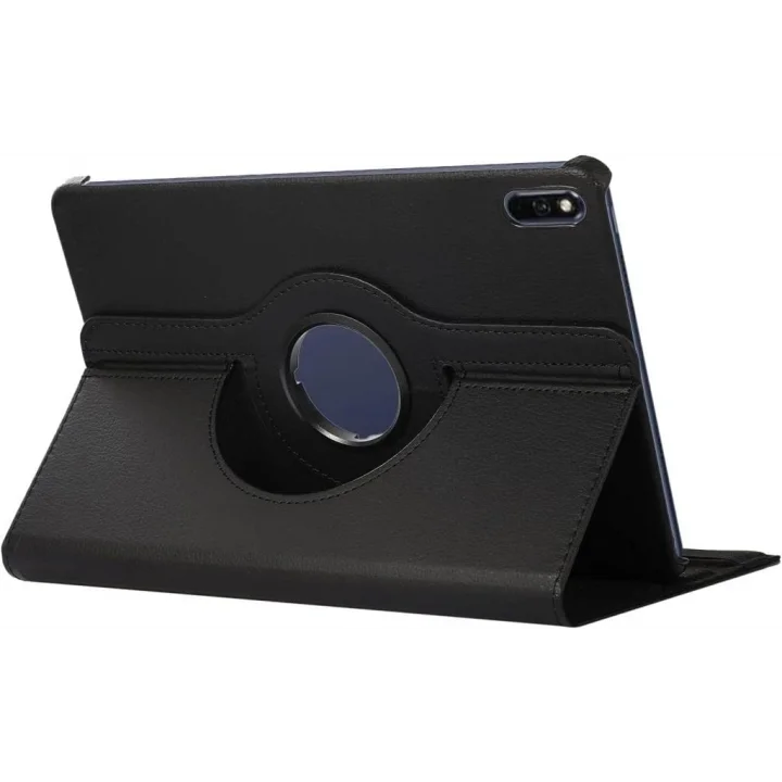 Honor Pad X9A 11.5 inç ELN2-W29 ile uyumlu Kılıf 360 Dönebilen Standlı Case Siyah