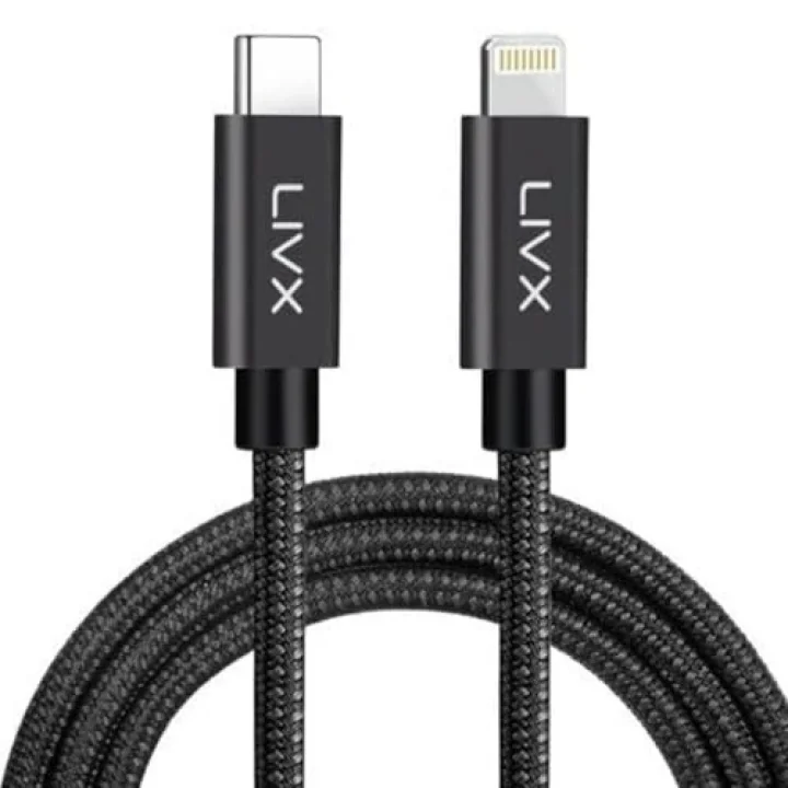 Horizontal 20W Type C to Lightning 1 Metre iPhone iPad Hızlı Şarj ve Data Kablosu Space Gray