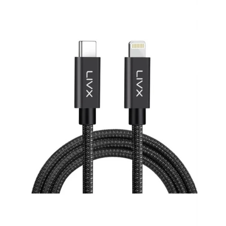 Horizontal 20W Type C to Lightning iPhone iPad Hızlı Şarj ve Data Kablosu Space Gray BRT (2 Metre)