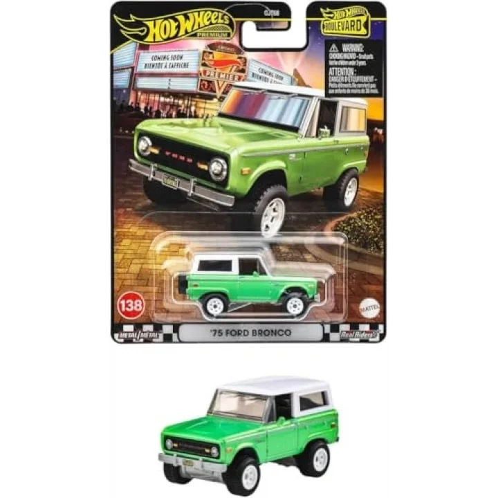 Hot Wheels Boulevard Premium Araçlar 75 FORD BRONCO GJT68 - JBL12