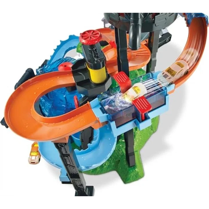 Hot Wheels DEV TİMSAH ARABA YIKAMA OYUN SETİ Hot Wheels Dev Timsah Araba Yıkama Oyun Seti FTB67 FTB67