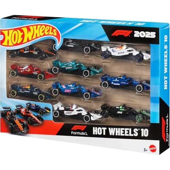 Hot Wheels Formula 1 10lu Araba Seti JMM24