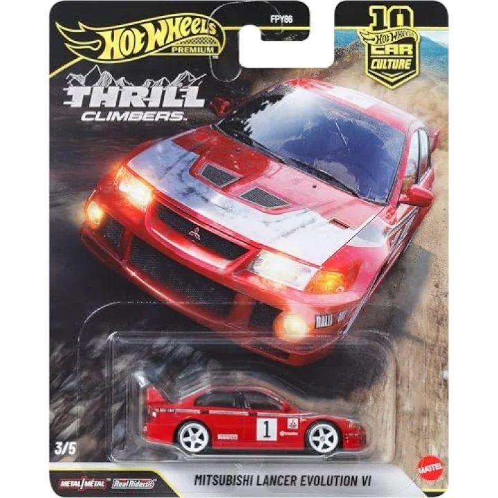 Hot Wheels Mitsubishi Lancer Evolution VI Car Culture 1:64 ölçekli, JKF19