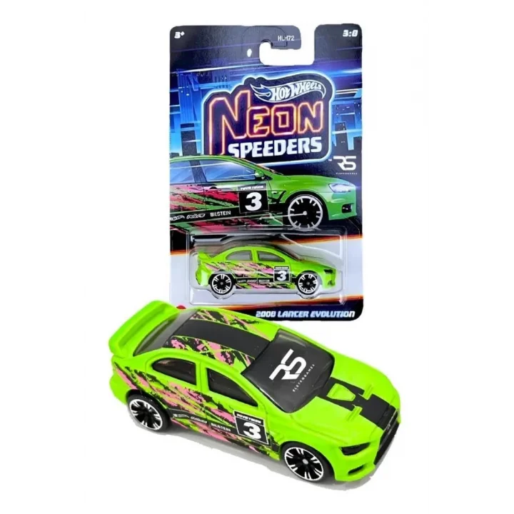 Hot Wheels Neon Yarışçılar - 2008 LANCER EVOLUTION JCB02