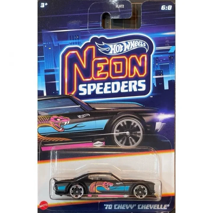Hot Wheels Neon Yarışçılar HLH72-70 CHEVY CHEVELLE JBY97