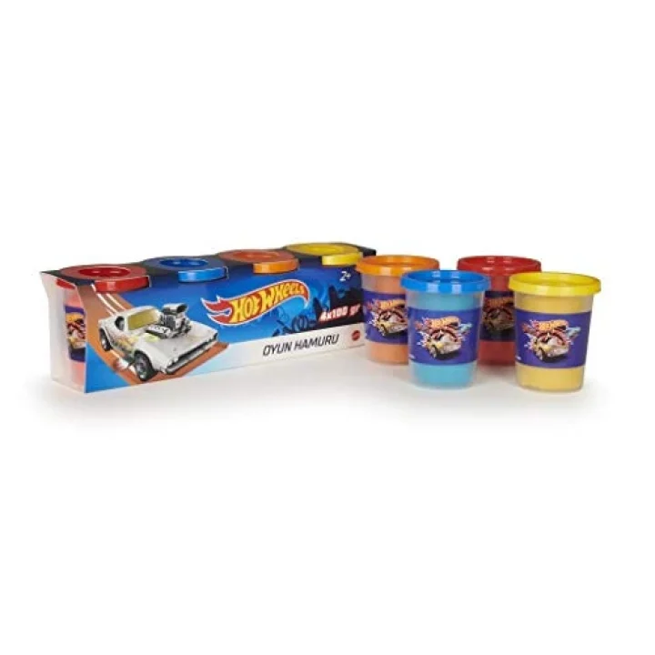 Hot Wheels Oyun Hamuru 4lü Paket - (4 x 100 gr)