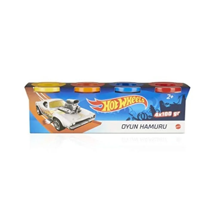 Hot Wheels Oyun Hamuru 4lü Paket - (4 x 100 gr)