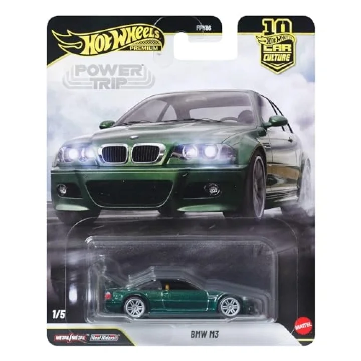 Hot Wheels Premium BMW M3 - E46 - Power Trip (1/64) JKF30