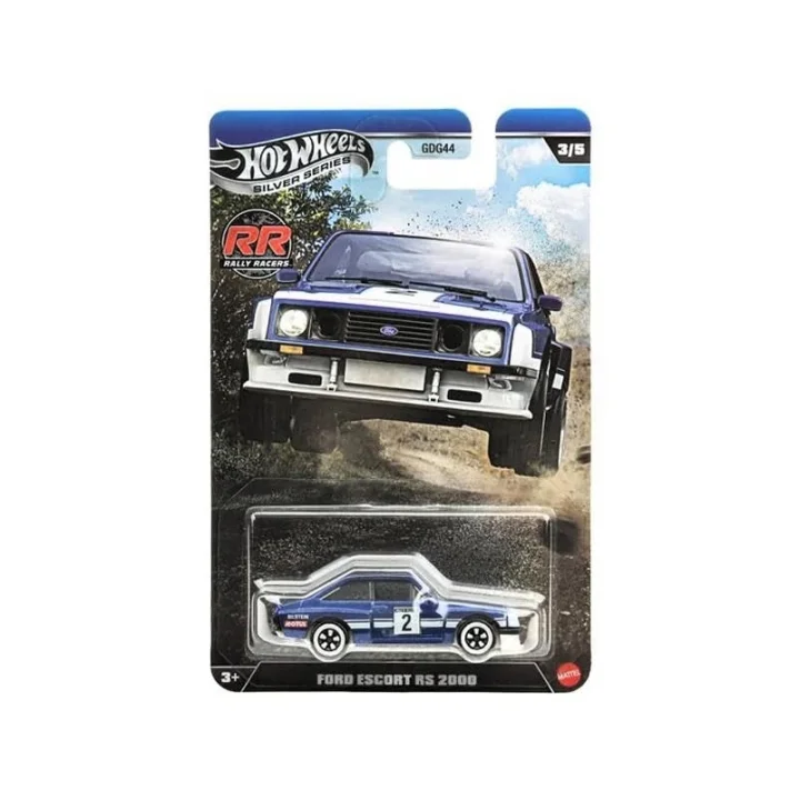Hot Wheels Temalı Arabalar Silver Serisi Rally Racers FORD ESCORT RS 2000 JKX63