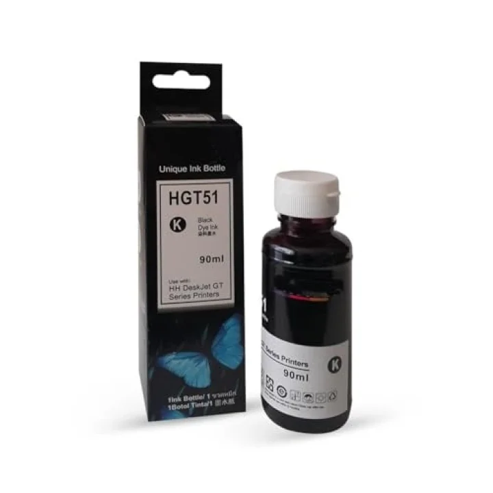 HP Uyumlu GT51XL (X4E40AE) Siyah Mürekkep (90ml./Sise)