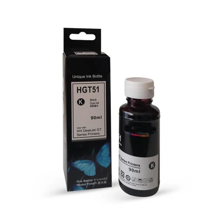HP Uyumlu GT51XL (X4E40AE) Siyah Mürekkep (90ml./Sise)