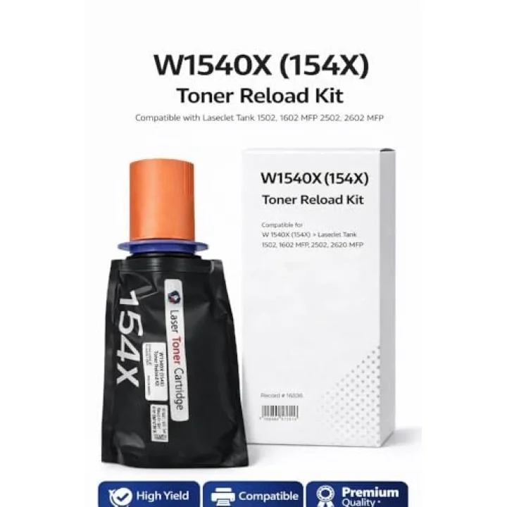 HP UYUMLU W1540X (154X) Toner Reload Kit (5K)