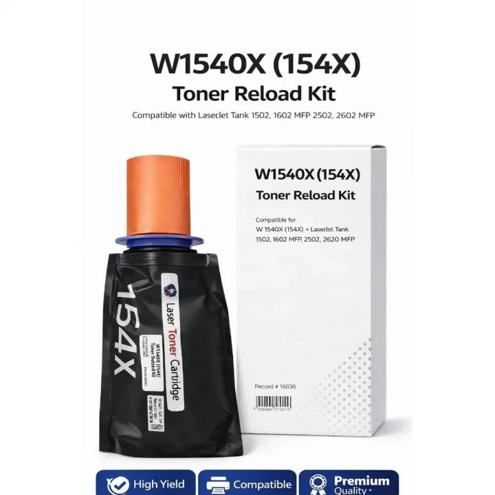 HP UYUMLU W1540X (154X) Toner Reload Kit (5K)
