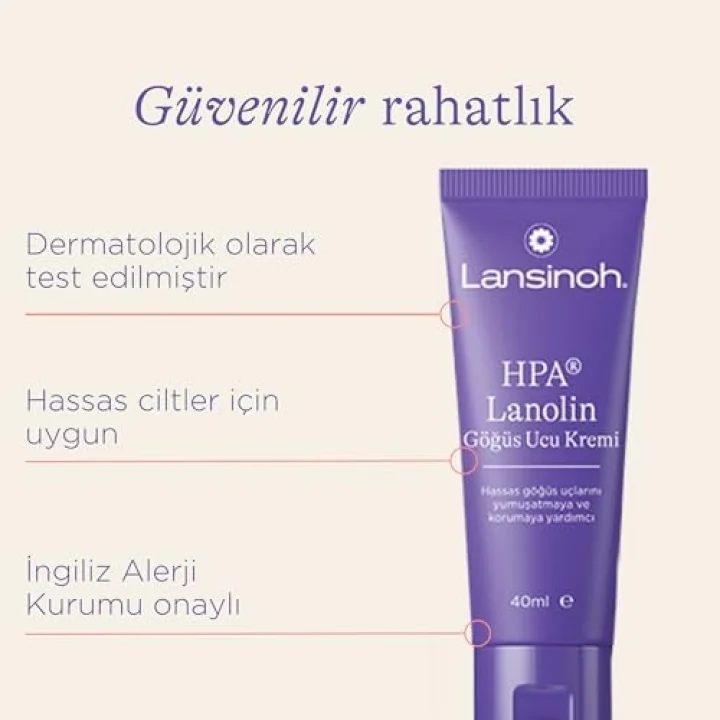 HPA Lanolin Göğüs Ucu Kremi 40 ml