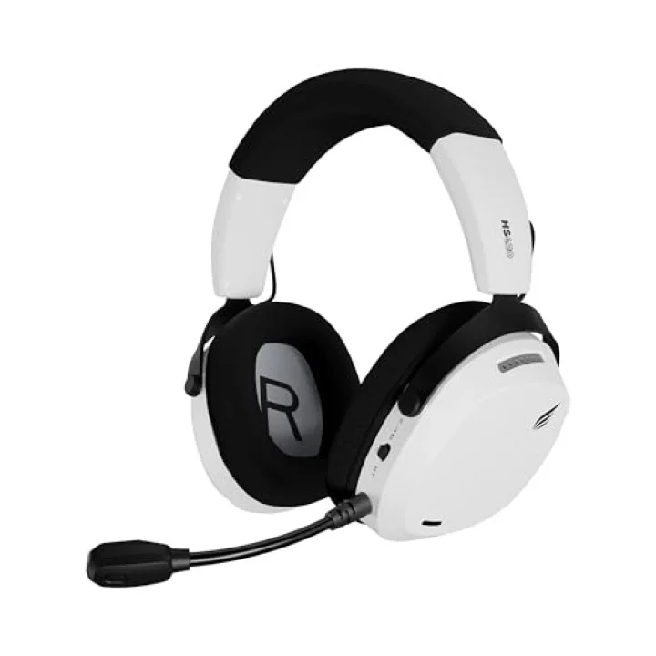 HS420 7.1 Surround Tri-Mode Kablosuz/Bluetooth Oyuncu Kulaklığı (Beyaz)