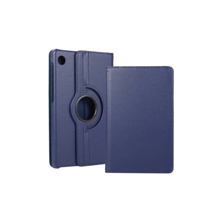 Huawei ile uyumlu Mate Pad T10 Standlı Kapaklı Dönebilen Tablet Kılıfı - Lacivert