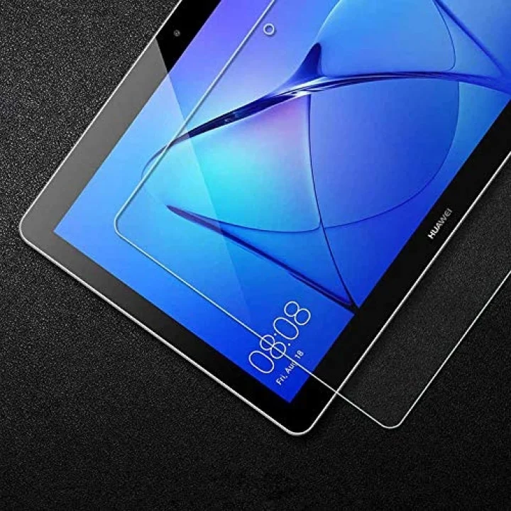Huawei MediaPad T5 10 inc ile uyumlu Tablet Temperli Cam Ekran Koruyucu Renksiz
