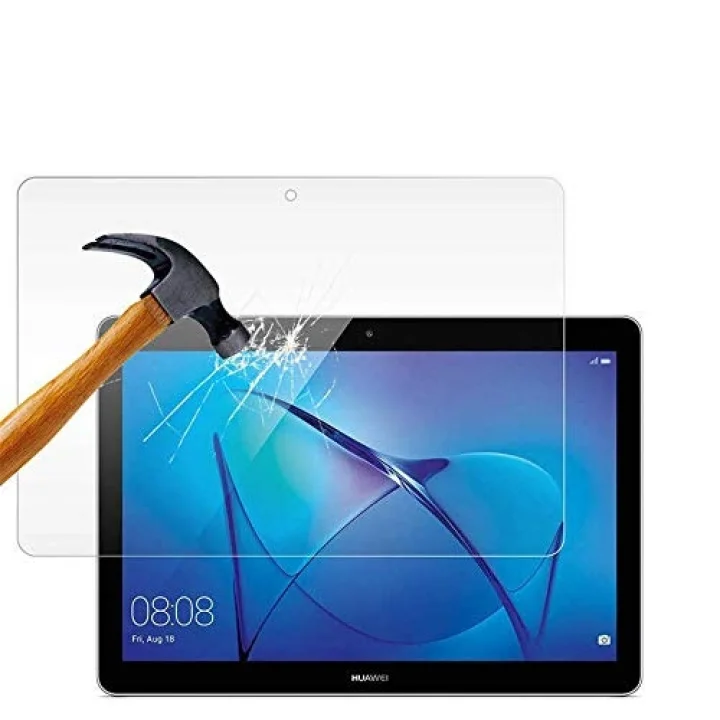 Huawei MediaPad T5 10 inc ile uyumlu Tablet Temperli Cam Ekran Koruyucu Renksiz