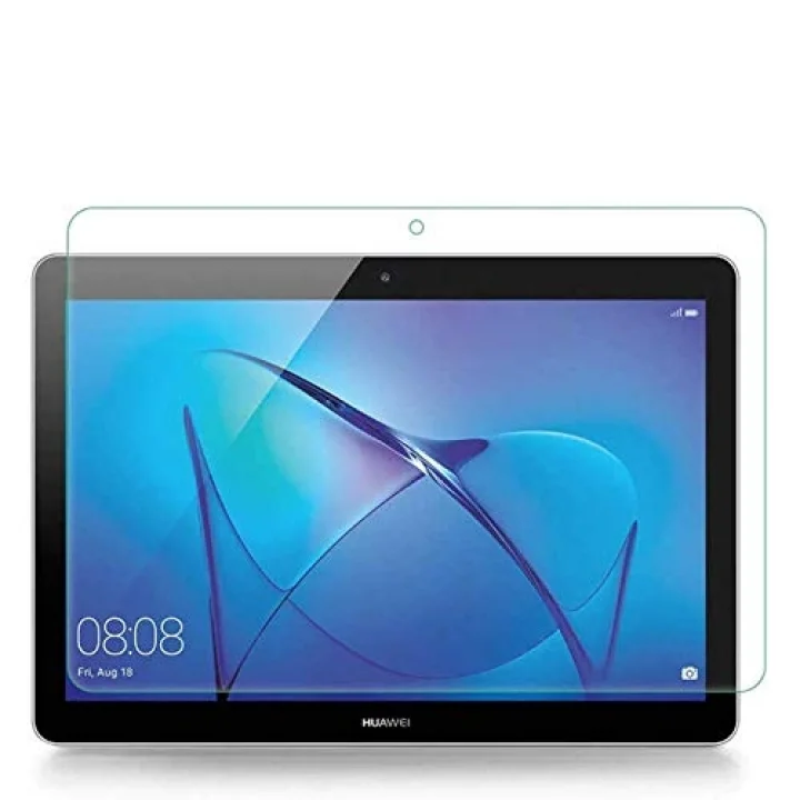 Huawei MediaPad T5 10 inc ile uyumlu Tablet Temperli Cam Ekran Koruyucu Renksiz