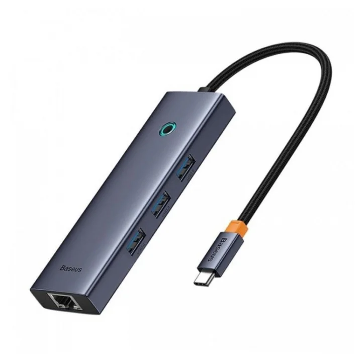 Hub 6w1 UltraJoy 6 Port (USB-C 1 x HDMI4K @ 30 Hz + 3 x USB 3.0 + 1 x PD + RJ45)