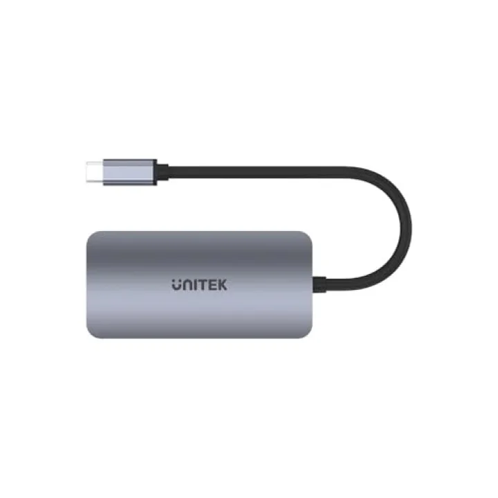 Hub USB-C MST Triple Ekran, 2 x HDMI + VGA, 1 x USB-A Port ve USB-C Power Delivery 100W │ USB 3.1 5 Gbps, 4K@30Hz, 2K@60Hz, Alüminyum, SuperSpeed
