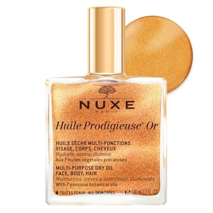 Huile Prodigieuse Or Çok Amaçlı Işıltılı Kuru Yağ 100 ml