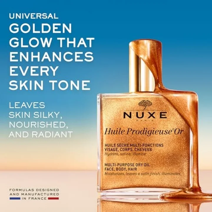 Huile Prodigieuse Or Çok Amaçlı Işıltılı Kuru Yağ 100 ml