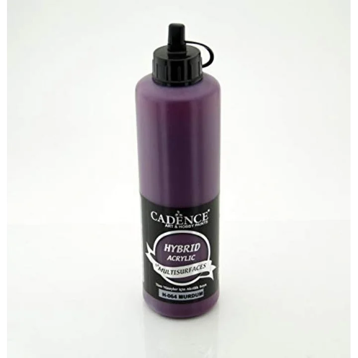 Hybrid Multisurface Akrilik Boya 500 ml. H-064 MÜRDÜM
