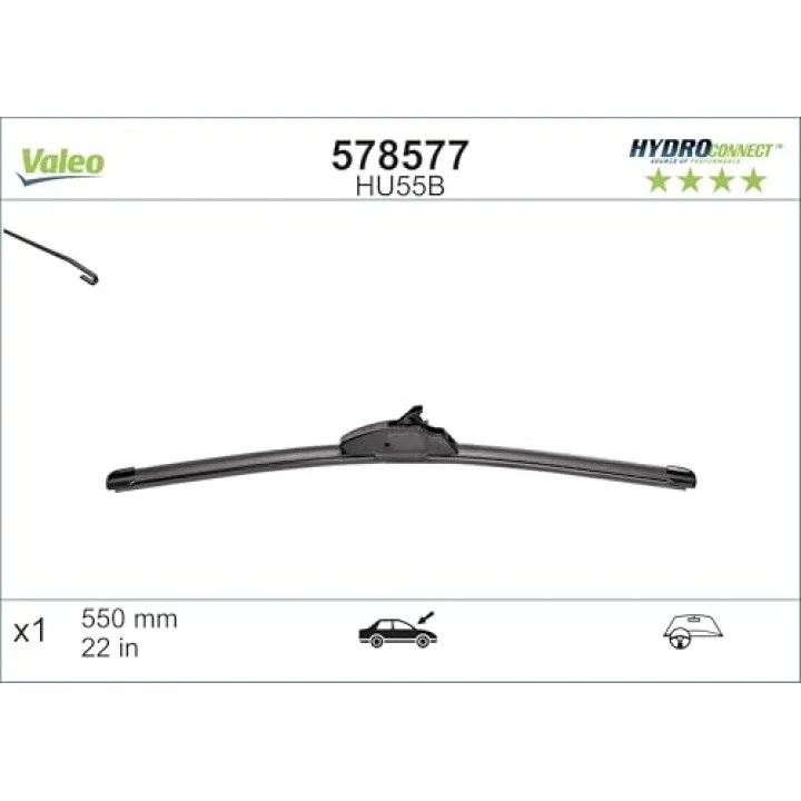Hydroconnect Upgrade Silecek Honda Civic VIII (2006-2012) (550 MM) 578577