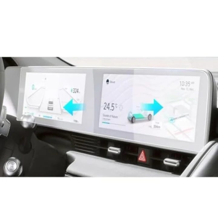 Hyundai Ioniq 5 İle Uyumlu Mat Ekran Koruyucu Multimedya Dijital Kadran