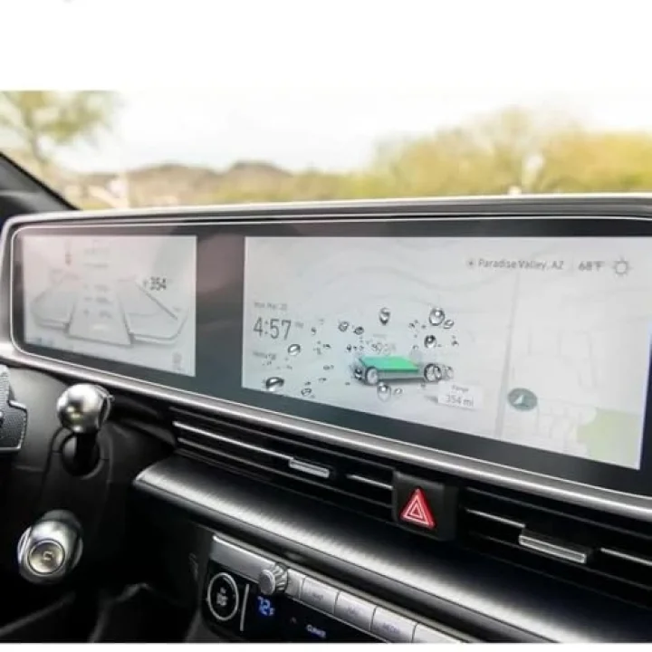 Hyundai Ioniq 6 İle Uyumlu Mat Ekran Koruyucu Multimedya Dijital Kadran