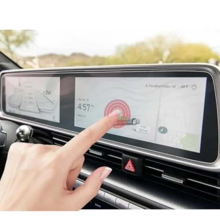 Hyundai Ioniq 6 İle Uyumlu Mat Ekran Koruyucu Multimedya Dijital Kadran