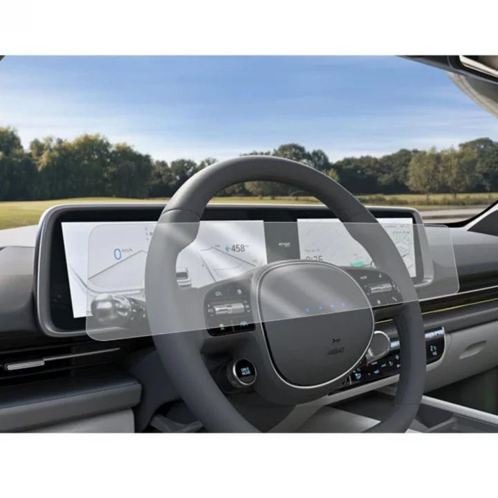 Hyundai Ioniq 6 İle Uyumlu Mat Ekran Koruyucu Multimedya Dijital Kadran