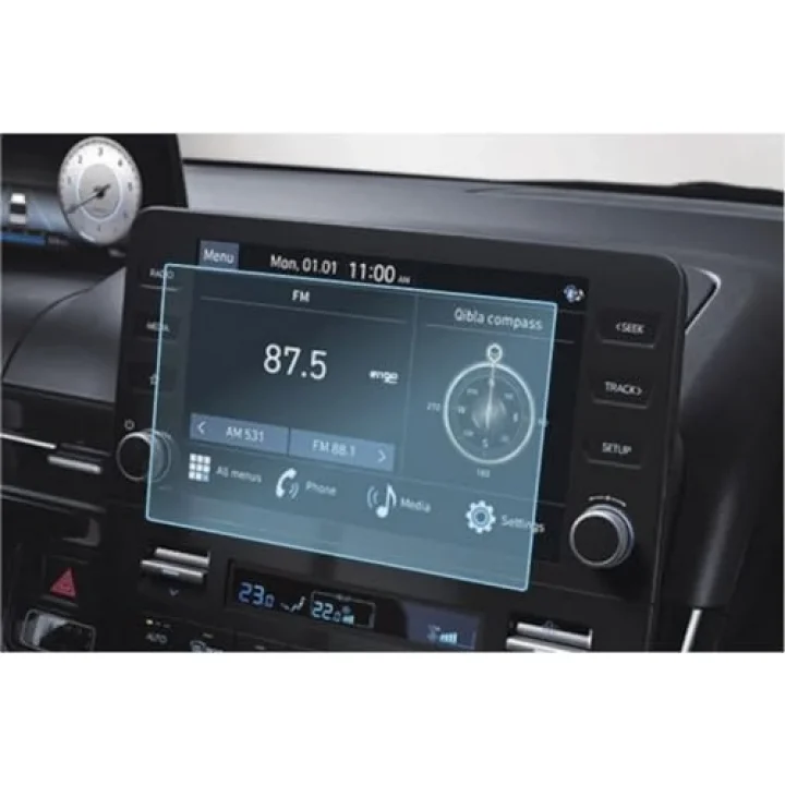 Hyundai Staria Multimedya 8 İnç İle Uyumlu Ekran Koruyucu Nano Şeffaf